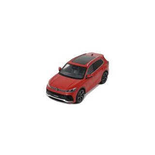 Volkswagen VW Tiguan e Tsi R-Line Persimmon Red Metallic LB3B 2024 OttO mobile 1:18 Resinemodell (Türen, Motorhaube... nicht zu öffnen!)